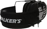 WALKER'S Razor Slim Electronic Earmuffs Ultra Low-Profile Folding Hearing Protection