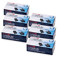Officemate Small Binder Clips, Black, 6 Dozen per Pack, (72 Total)