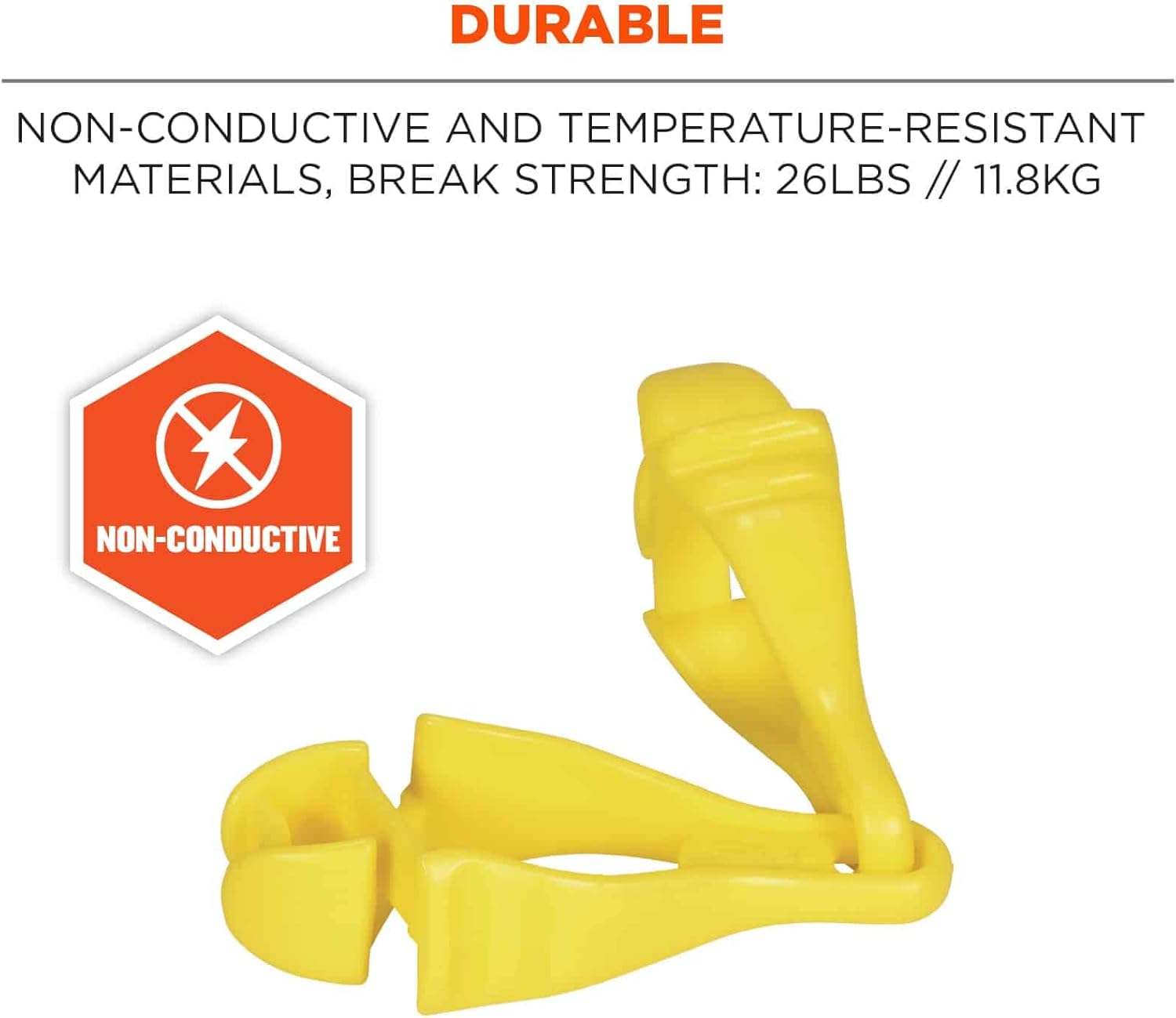 ERGODYNE Squids 3400 Glove Clip Holder with Dual Clips