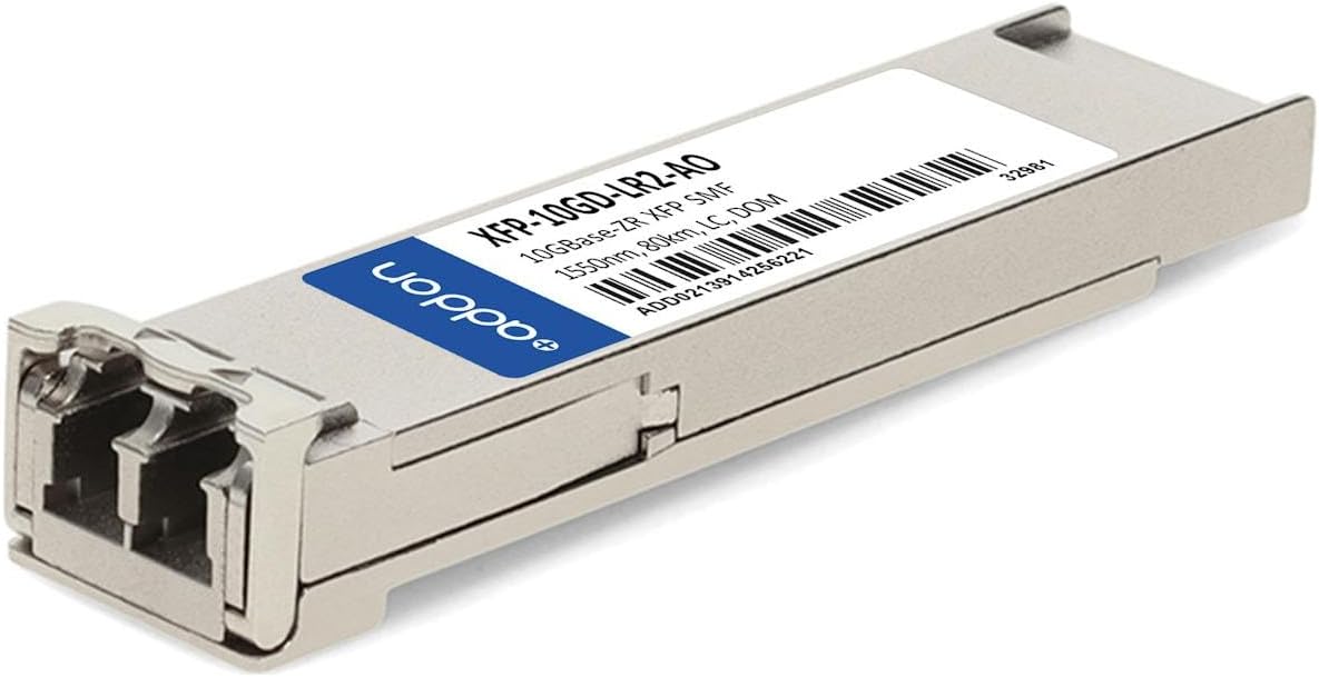 Addon XFP-10GD-LR2-AO MRV Compatible 10GBASE-ZR XFP Transceiver (SMF, 1550nm, 80KM)