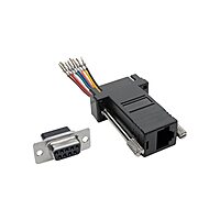 Tripp Lite DB9 to RJ45 Modular Serial Adapter - RS-232/RS-422/RS-485 - Black