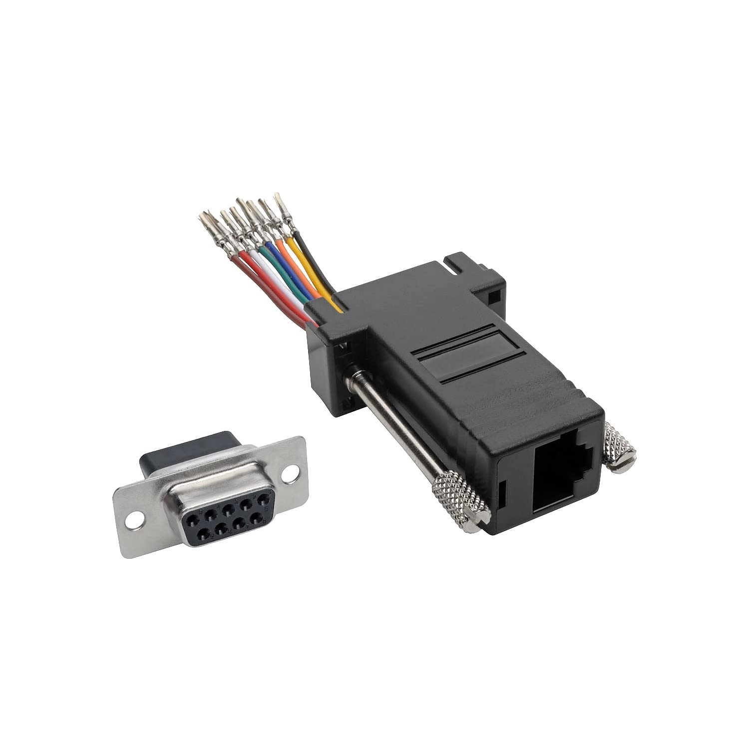 Tripp Lite DB9 to RJ45 Modular Serial Adapter - RS-232/RS-422/RS-485 - Black