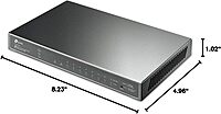 TP-LINK JetStream 8-Port Gigabit Smart Managed PoE Switch