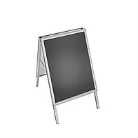 Azar Displays Slide-In Two-Sided A-Frame Sign Holder