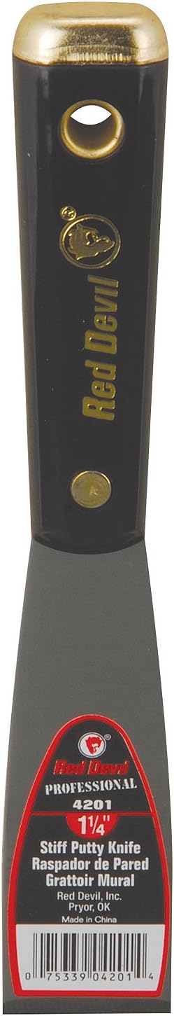 Red Devil 4201 Putty Knife, 1.25" , Multi