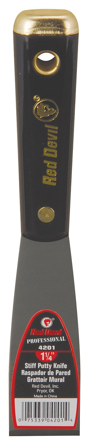 Red Devil 4201 Putty Knife, 1.25" , Multi