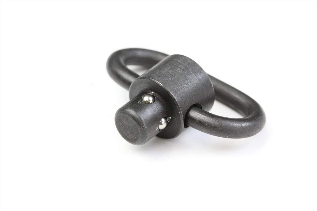 BRAVO COMPANY USA Gunfighter QD (Quick Detach) Heavy Duty Sling Swivel Flush Plunger Black, 2-Pack