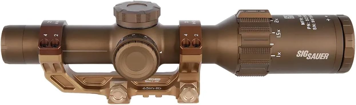 SIG SAUER TANGO6T Second Focal Plane Riflescope with FL-6 Reticle