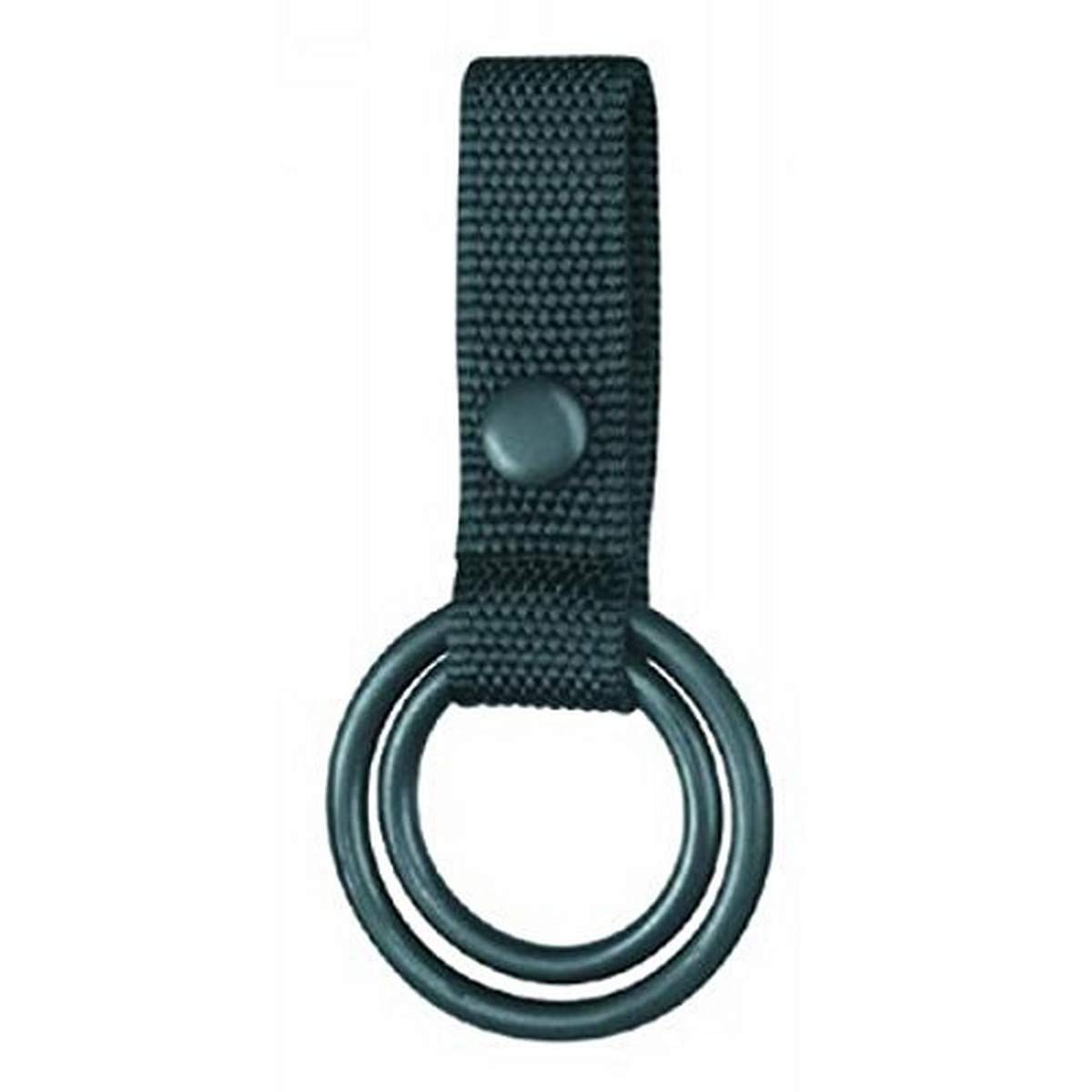 Gould & Goodrich X615 Double Ring Flashlight Holder Holds C or D Cell Flashlight or Standard Wood Baton (Black DuraWeb Nylon)