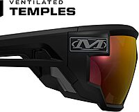 Mechanix Wear: Vision Type-X Safety Glasses with Advanced Anti Fog, Scratch Resistant, Fire Mirror Lens