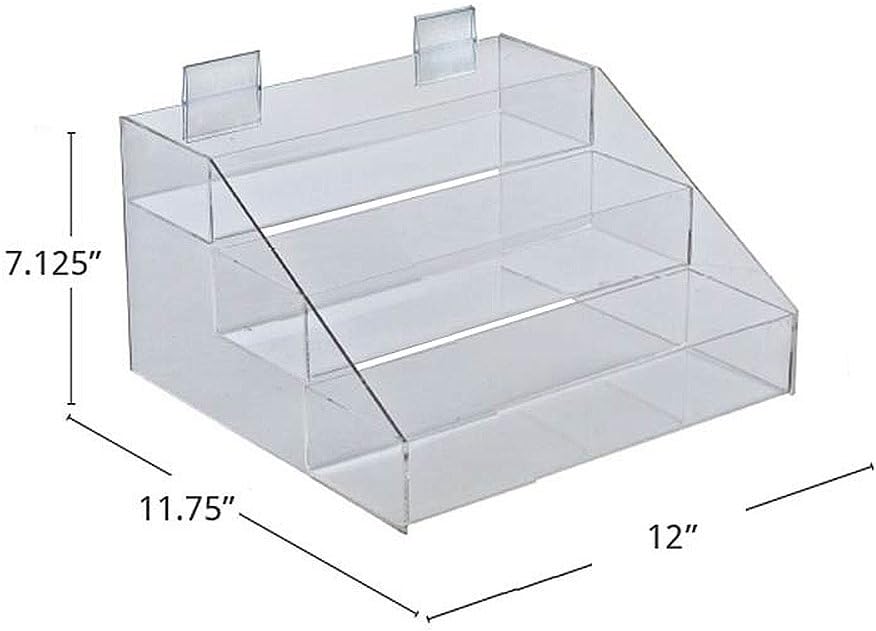 AZAR DISPLAYS 3-Tier Step Counter Display