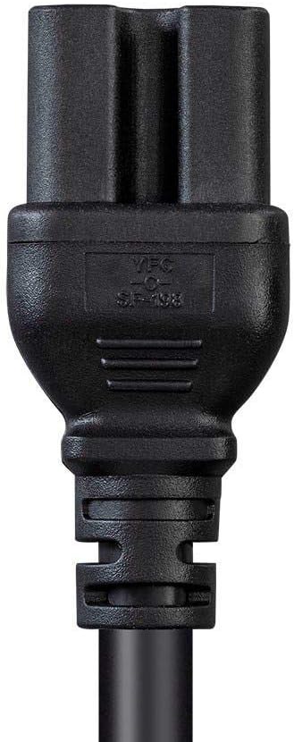 Monoprice Heavy Duty Power Cord - NEMA 5-15P to IEC 60320 C15, 14AWG, 15A/1875W, 125V