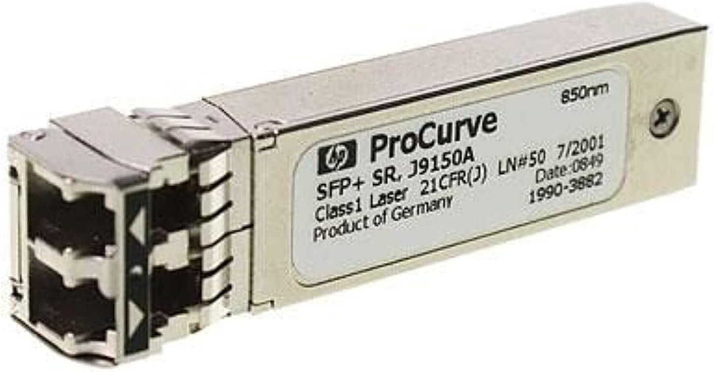 HPE Aruba 10G SFP+ LC SR 300m OM3 MMF Transceiver - J9150D