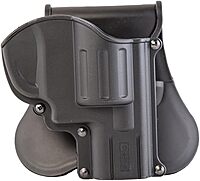 CALDWELL OWB Molded Retention Holsters with Heavy Duty Poly Construction, Adjustable Positioning and Paddle Clip