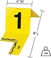 EVI-PAQ Cut-Out ID Tent Evidence Markers
