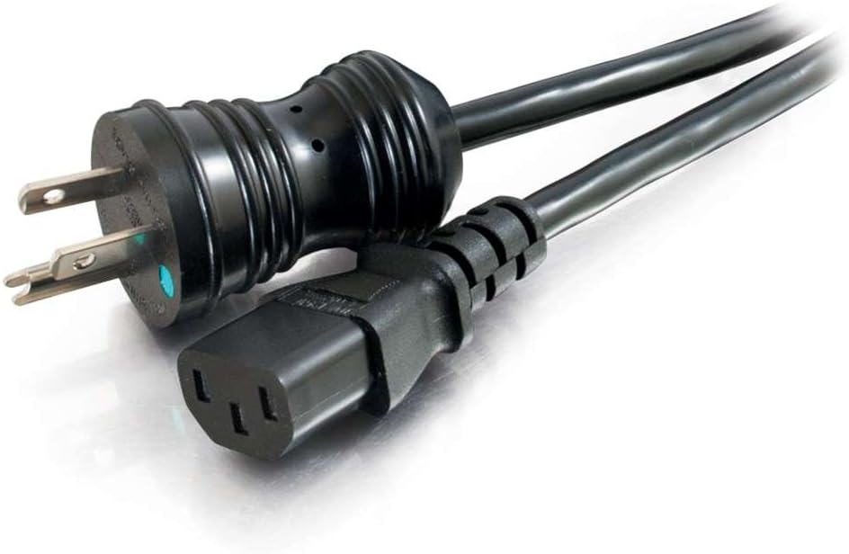 C2G Hospital-Grade Power Cord (NEMA 5-15P to IEC320C13)