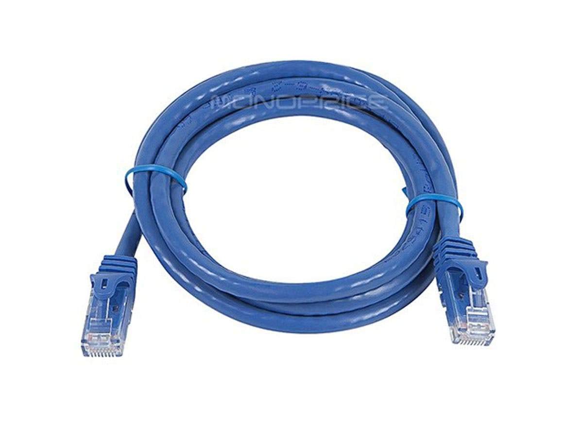 Monoprice Cat6 Flexboot UTP Patch Cable 24AWG 550MHz Pure Bare Copper Snagless RJ45 Ethernet Cable