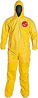 DUPONT Tychem 2000 Disposable Coverall, Zipper Closure
