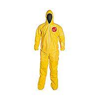 DUPONT Tychem 2000 Disposable Coverall, Zipper Closure
