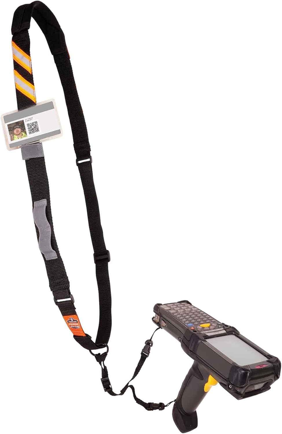 Ergodyne Squids 3137 Barcode Scanner Padded Harness, Sling Style, Tethering Lanyard for Bar Code Scanners