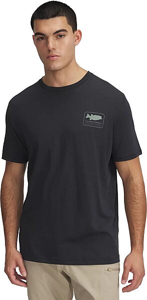 UNDER ARMOUR Men's Bass Short Sleeve T-Shirt