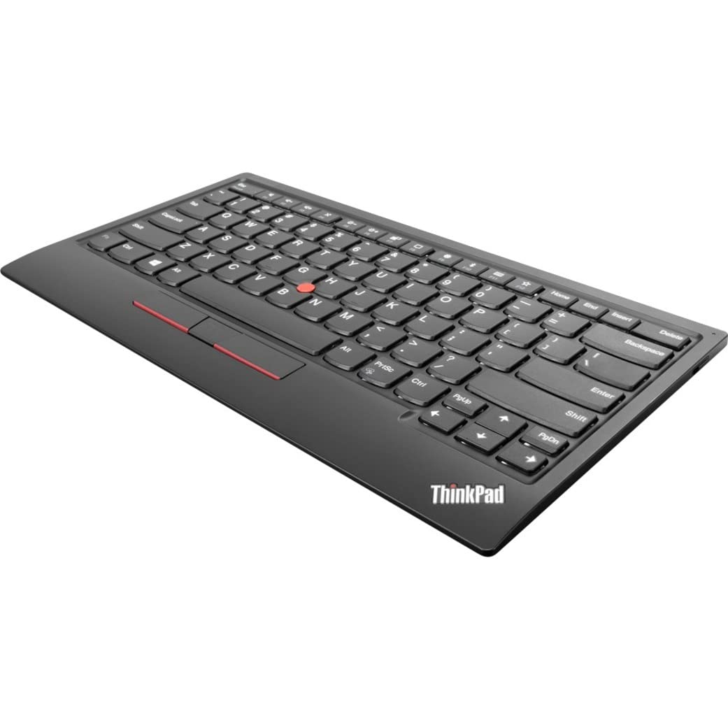 Lenovo ThinkPad TrackPoint Keyboard II (US English) - Wired/Wireless Connectivity - Bluetooth - 2.40 GHz - 4Y40X49493