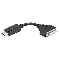 Tripp Lite DisplayPort to DVI Adapter Cable Converter Extender, Male-to-Female, 1080p @ HD Resolution, DisplayPort++ Dual-Mode Port, 6-inch Cord, 3-Year Warranty (P134-000)