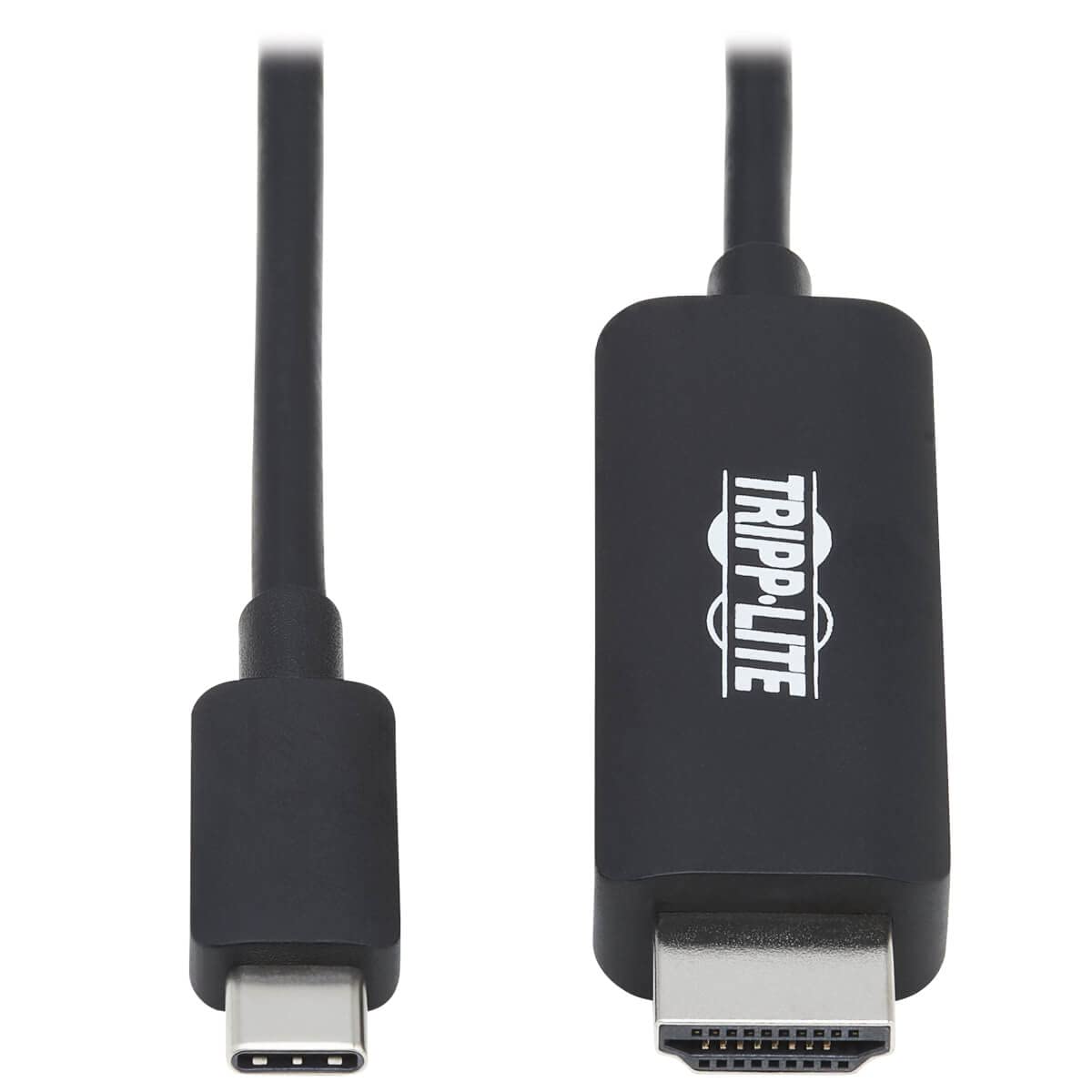 Tripp Lite USB C to HDMI Cable, Thunderbolt 3 Compatible Adapter Cable, USB-C and HDMI 4K, 4:4:4, Black, M/M