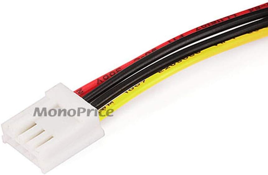 Monoprice SATA Cable - 1 Feet - SATA 15-pin Male to 4-pin Molex and 4-pin Power Cable