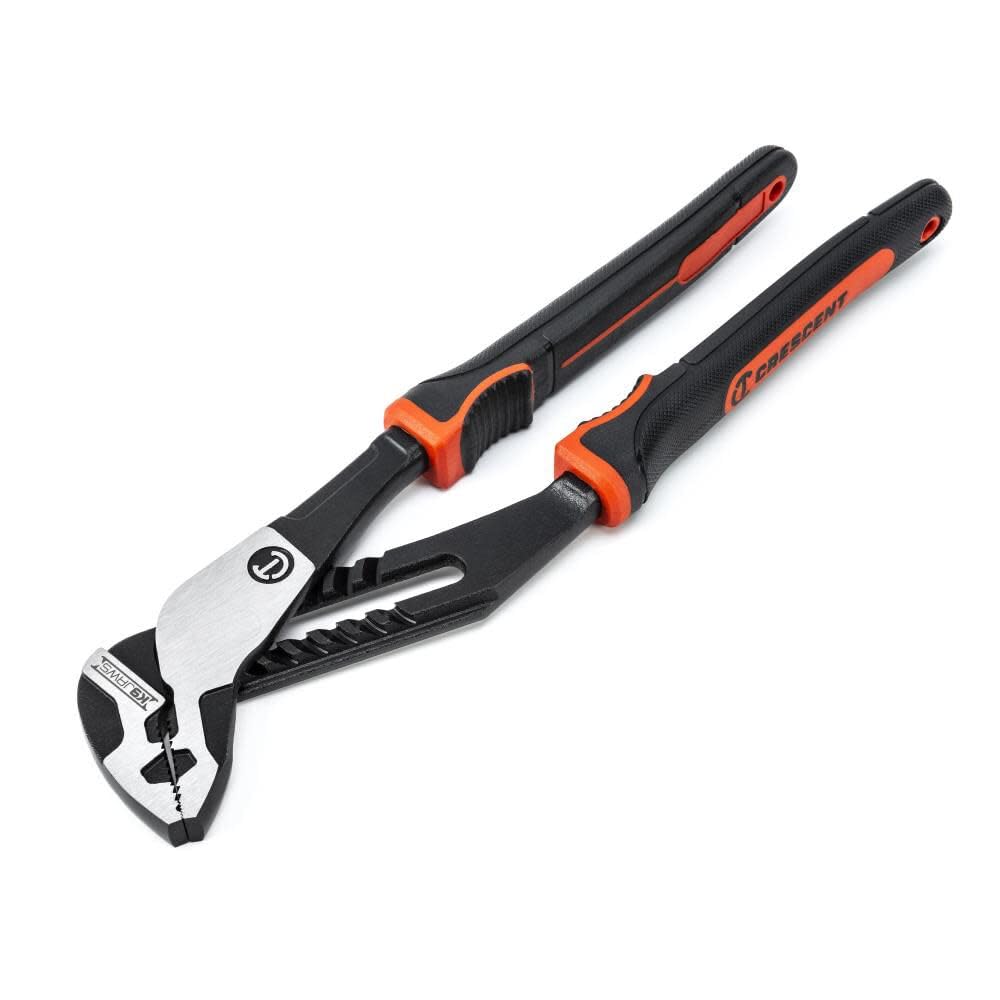 CRESCENT - Plier, 10", Straight Jaw, T&G, Cushion Grip (RTZ210CG)