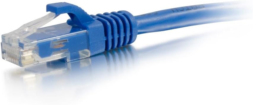 C2G 7ft Cat5e Snagless Unshielded UTP Ethernet Network Patch Cable (RJ45 M/M), Blue, Standard RJ45 Connectors