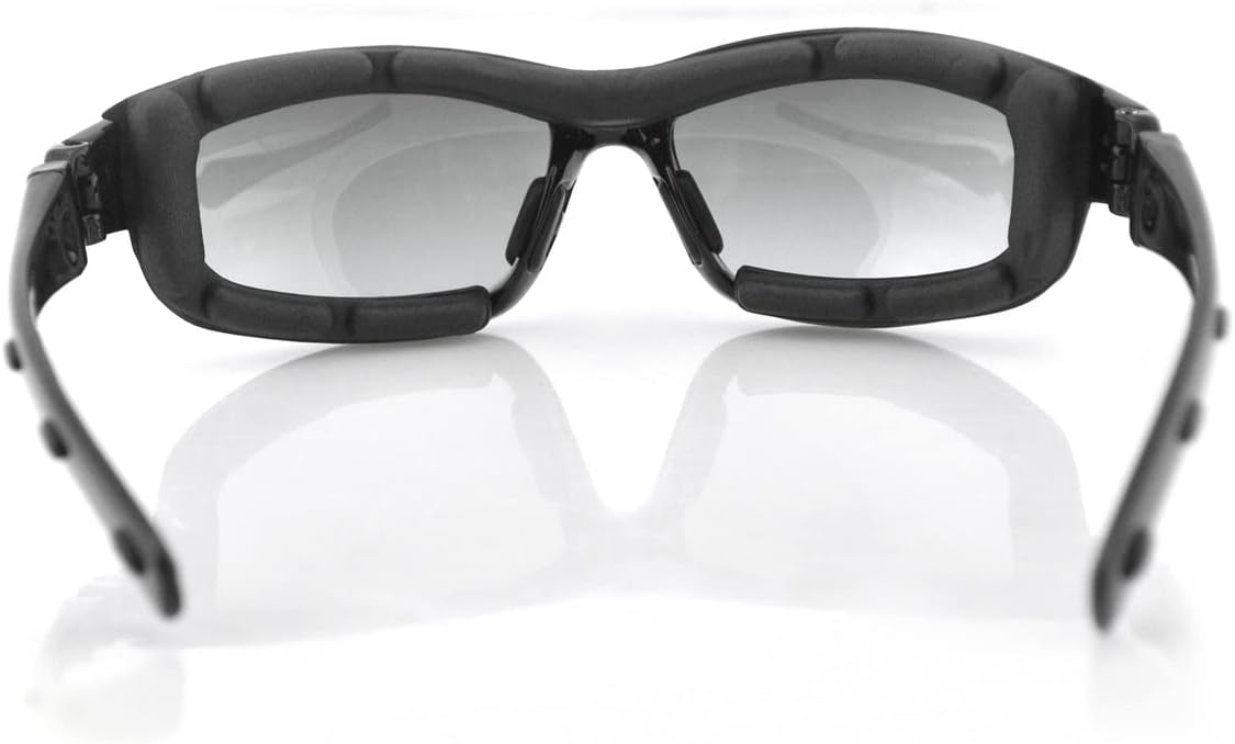 Bobster ® Road Hog 2, Gloss Black Frame, Dual Grade Reflective, Smoked, Amber, & Clear Lens