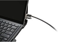 Kensington N17 Keyed Laptop Lock for Dell Devices - 6 ft Cable - Keyed Lock - Black, Silver - Carbon Steel - For Notebook, Tablet