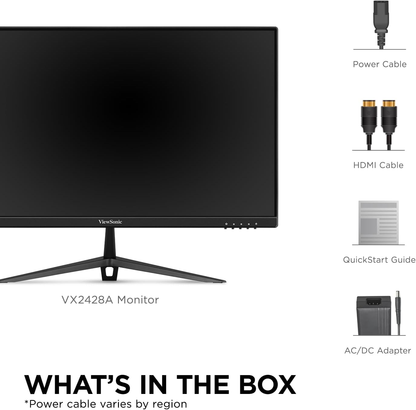 VIEWSONIC VX Series IPS 180Hz 0.5ms Gaming Monitor
