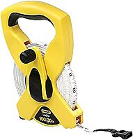 STANLEY Long Tape Measure, Open Reel, Fiberglass, 200-Foot (34-793)