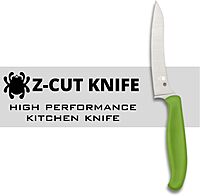 SPYDERCO Z-Cut Kitchen Knife with CTS BD1N Stainless Steel Blade