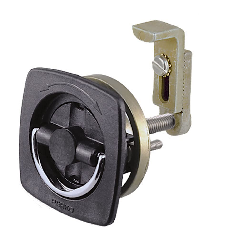 Perko Flush Latch - Non-Locking - 2.5" x 2.5" w/Offset Adjustable Cam Bar