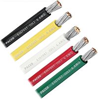 Pacer Black 4 AWG Battery Cable - 50'