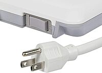 Monoprice Power & Surge - 12 Outlet Surge Protector Power Strip With 2 Built In 2.1A USB Charger Ports - 6 Feet