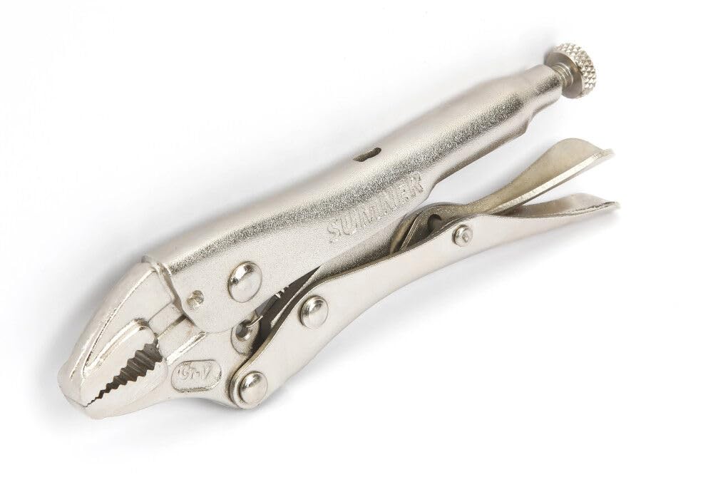 CLP5W, 5" CURVED LOCKING PLIERS W CUTTER