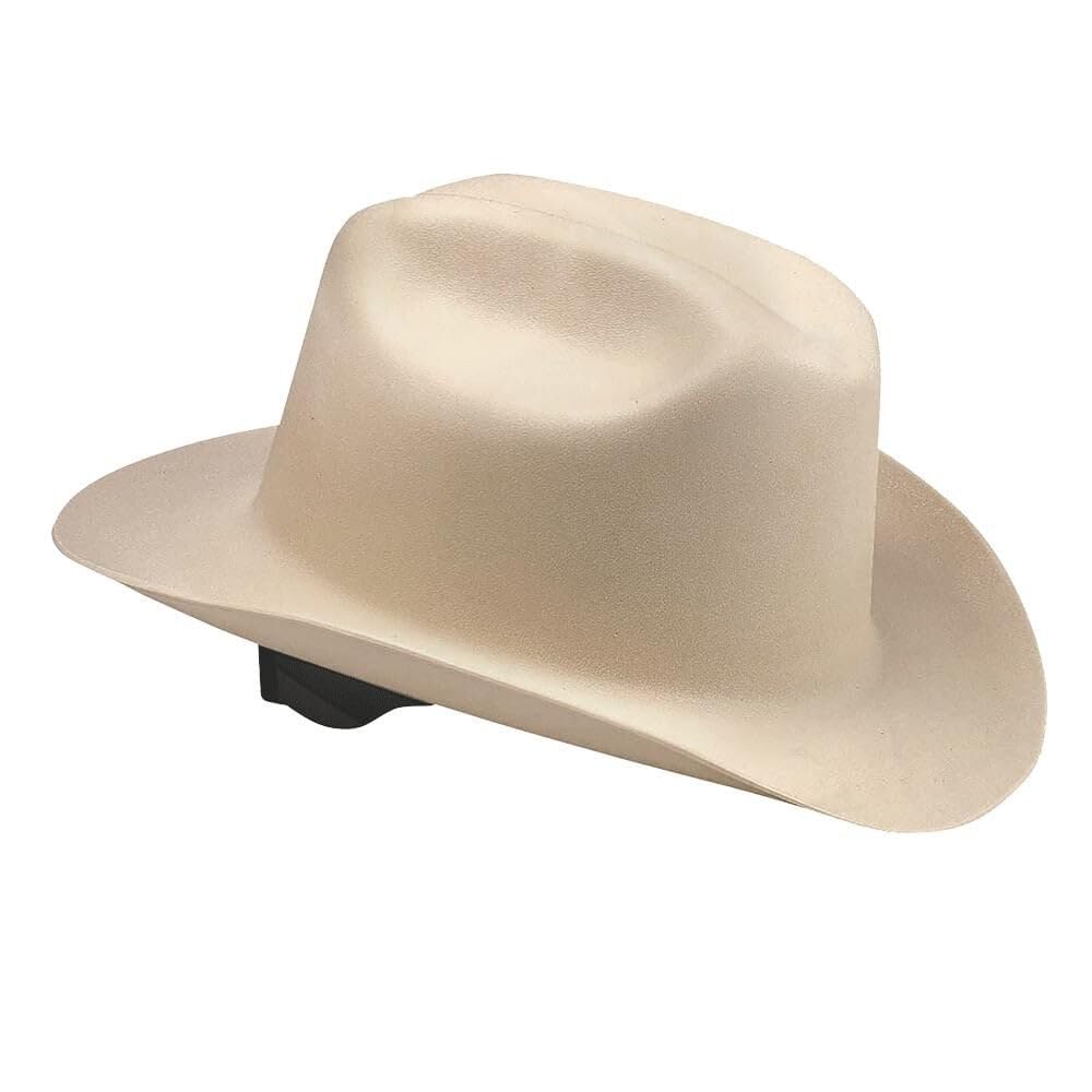 Jackson Safety Western Hard Hat, Model 19502 — Tan, Class G, 4-Point Suspension