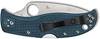 Spyderco Knives LeafJumper Lockback C262BLK390 Serrated K390 Steel Blue FRN Pocket Knife