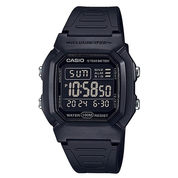 Casio W800HG Series | Men’s Digital Watch | 100 Meter Water Resistance | Multi Function Alarm | 100 SEC Stopwatch | Auto