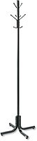 Safco Products 4163BL Costumer Coat Rack Tree, 4 Double Hooks, Black