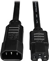 Tripp Lite C14 to C15 Heavy-Duty Power Cord, 14 AWG, 15A