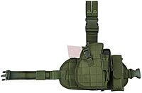 VISM BY NCSTAR Drop Leg MOLLE Panel Holster & Magazine Pouch