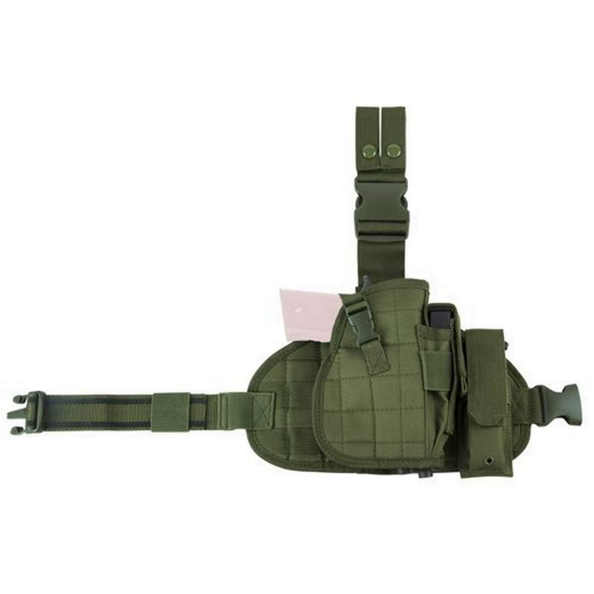 VISM BY NCSTAR Drop Leg MOLLE Panel Holster & Magazine Pouch