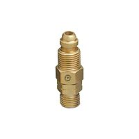 Western Enterprises AW-403 Inert Arc Hose & Torch Adapters, Brass, Straight, RH to RH, Male/male Connection, 0.5 Length