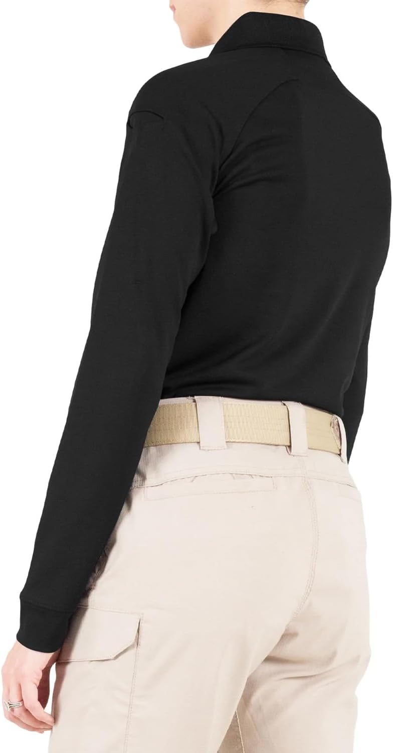 First Tactical Women's Performance Long Sleeve Polo