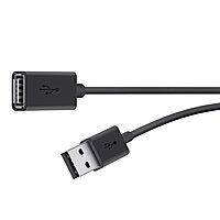 Belkin F3U153BT3M - USB Extension Cable - 10 Ft - 4 Pin USB Type A (M) to 4 Pin USB Type A (F) - Black